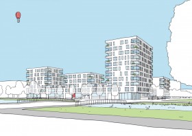 schetsontwerp 170 woningen noord holland