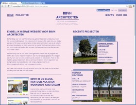 nieuwe website voor bbvh architecten