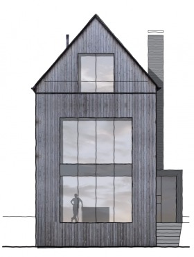 houten huizen in amsterdam noord