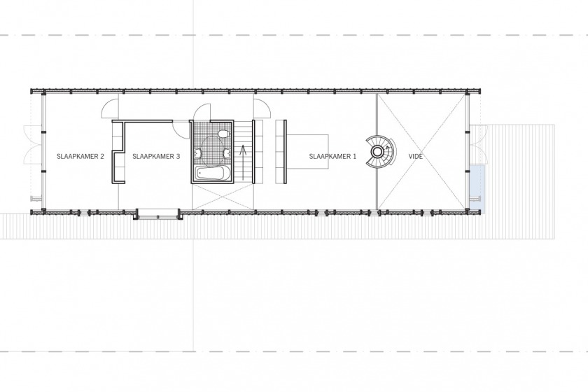 HOYT architect zinken schip rotterdam modern wonen aan het water particulier plattegrond