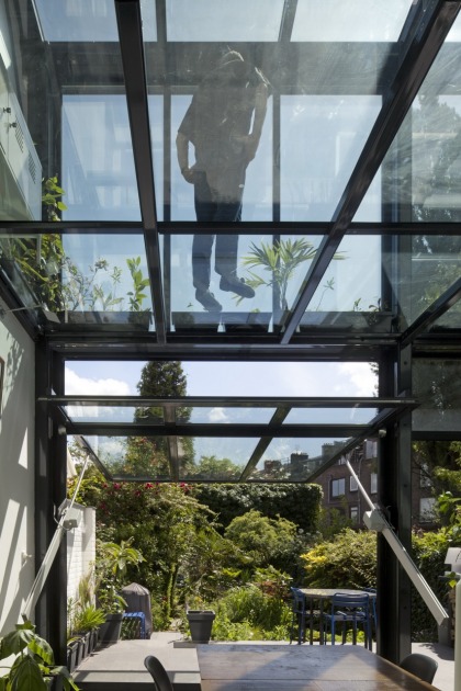 rotterdam glass extension modern architecture 30's private client HOYT architect