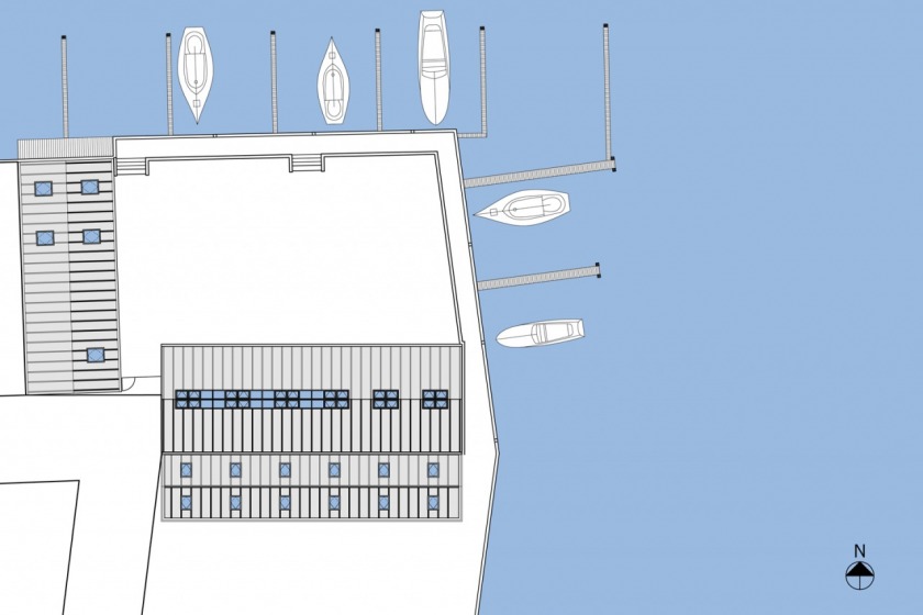 HOYT architecten appartement scheepswerf walvis hout maritiem situatie