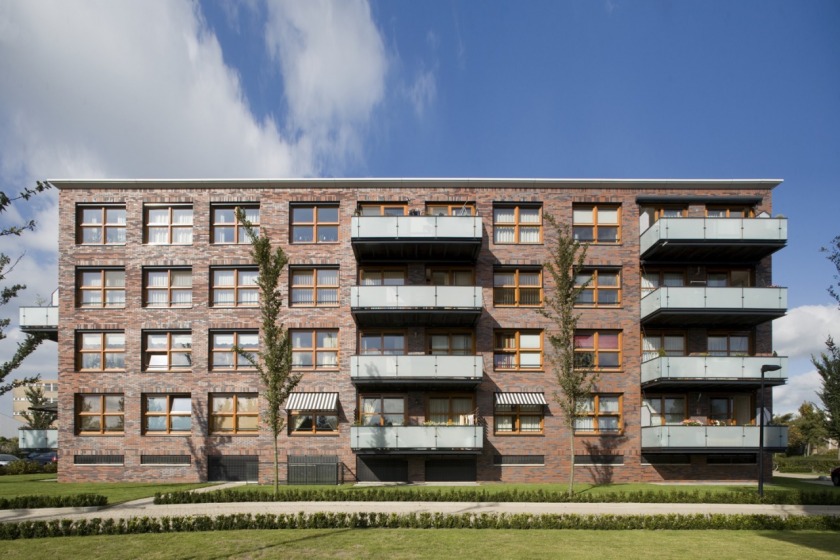 apartment building architect architecture brick balcony