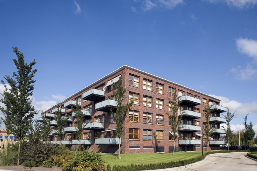 apartment building architect architecture brick balcony