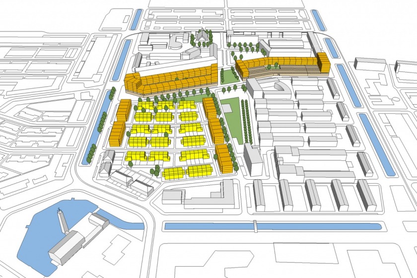 HOYT architect rotterdam schiebroek urban plan studie peppelweg