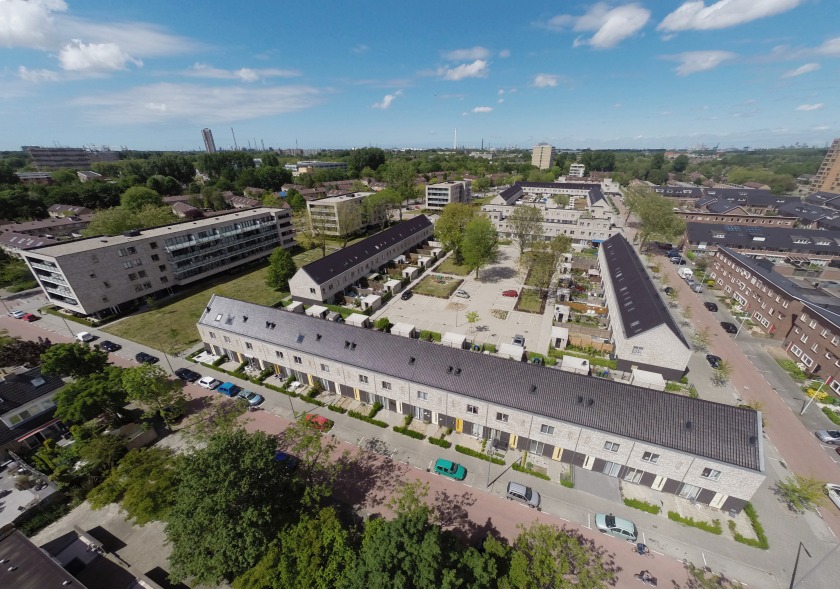 Hoyt architecten luchtfoto hoogvliet