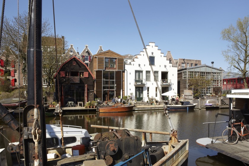 Amsterdam huis Hoyt architecten hout zelfbouw