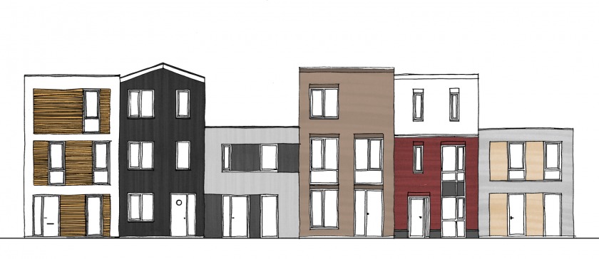 Almere house configurator Woonmodule HOYT sketch