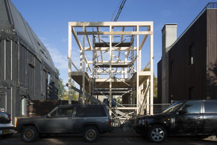 huis HOYT Architect Huis schuur Barn