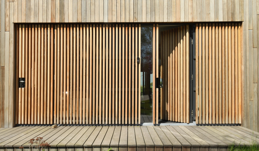 wooden house interior