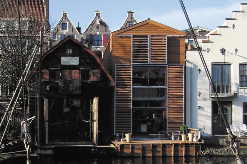 HOYT architect modern woonhuis fotostudio Amsterdam hout